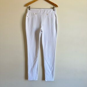 Michael kors || womans pull over white stretch pants size M